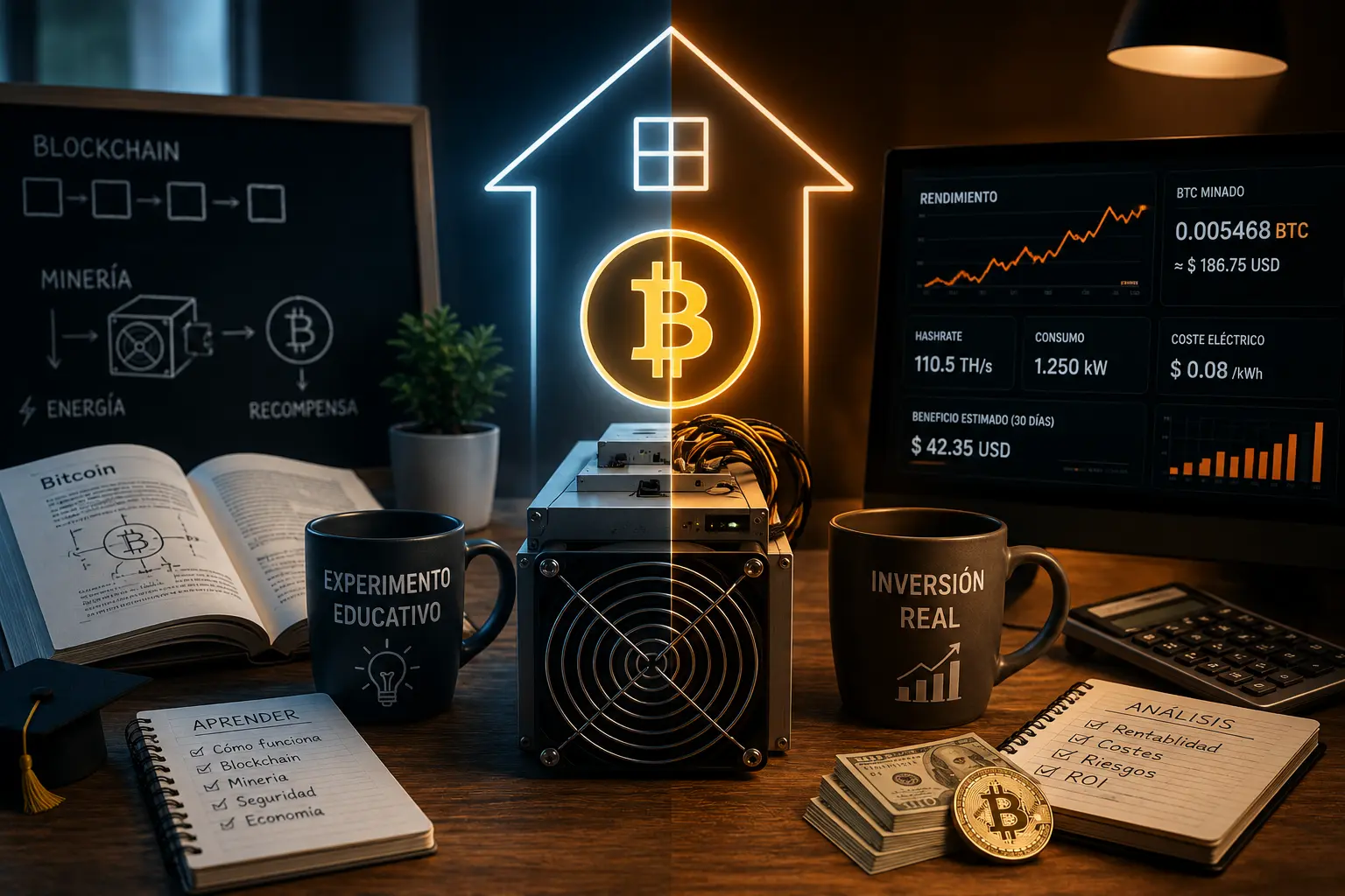Criptonesia | Minería Bitcoin en casa ¿Experimento educativo o inversión real