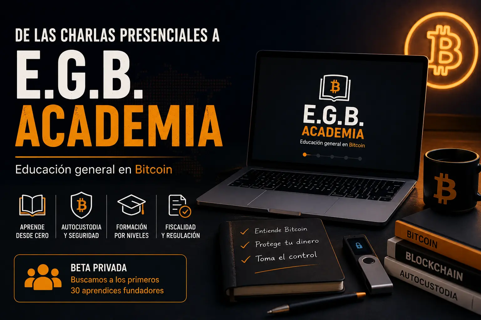 De las charlas presenciales a los cursos online: por qué Criptonesia lanza E.G.B. Academia